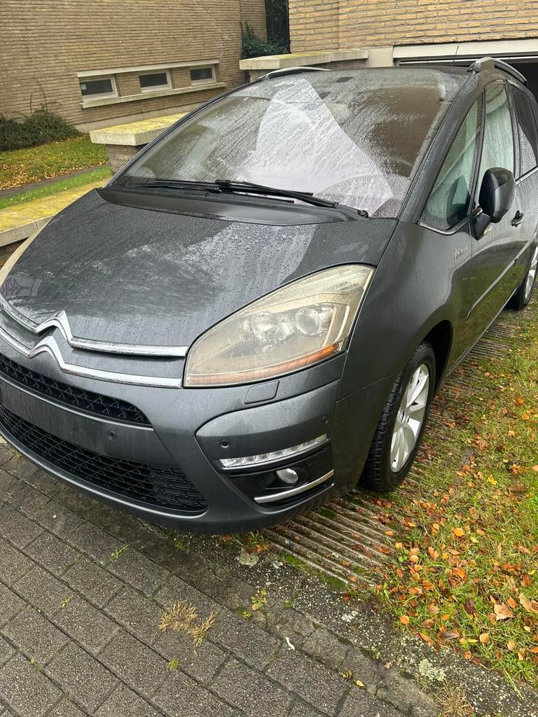 Citroën c4 grand Picasso 7place, Auto's, Euro 5, Monovolume, Zwart, 1600 cc