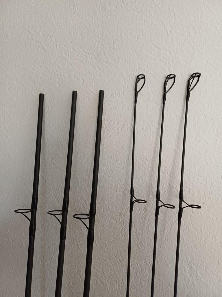 3x Wychwood EX Plus 9ft - 2,75lb, Watersport en Boten, Hengelsport | Karpervissen, Ophalen, Zo goed als nieuw, Werphengel
