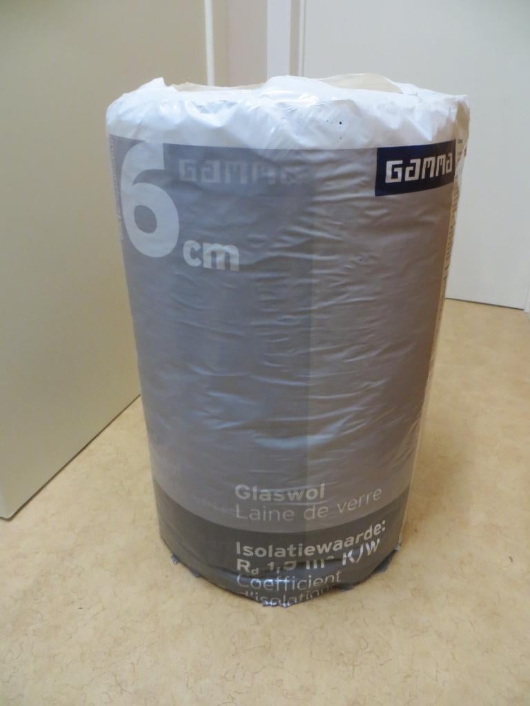 glaswol 6 cm, Doe-het-zelf en Bouw, Isolatie en Afdichting, 4 tot 8 cm, Nieuw, Glaswol, Ophalen