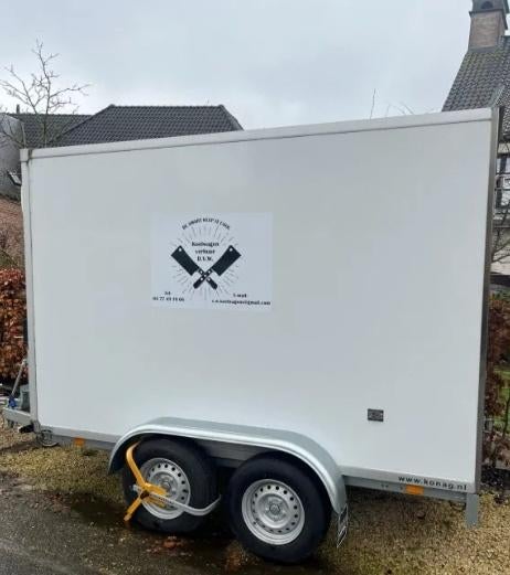 Verhuur koelwagens - kleine en grote - omgeving Antwerpen, Autos : Divers, Remorques, Neuf, Enlèvement