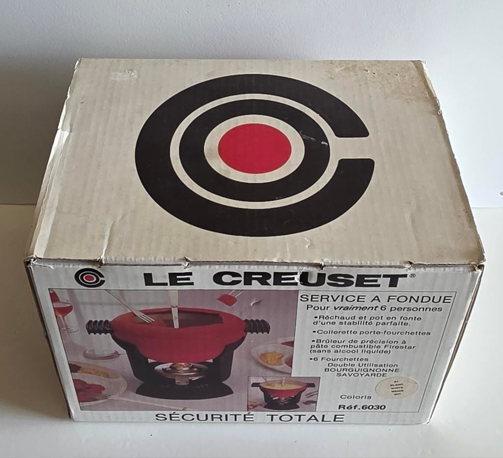 Le Creuset  Service a fondue Réf 6030 (NIEUW!!) WIT, Enlèvement, Blanc, Le Creuset