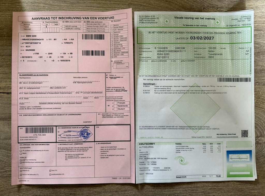 BMW 520D Automaat/Luxury Line/FULL FULL OPTION/Euro 6B, Auto's, Automaat, Euro 6, Leder, Bedrijf