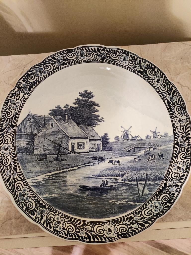 Delfts,  Bord & Vaas, Antiek en Kunst, Ophalen