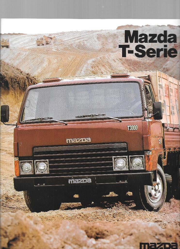 MAZDA T-SERIE,  1983, Boeken, Auto's | Folders en Tijdschriften, Ophalen of Verzenden, Zo goed als nieuw, Mazda