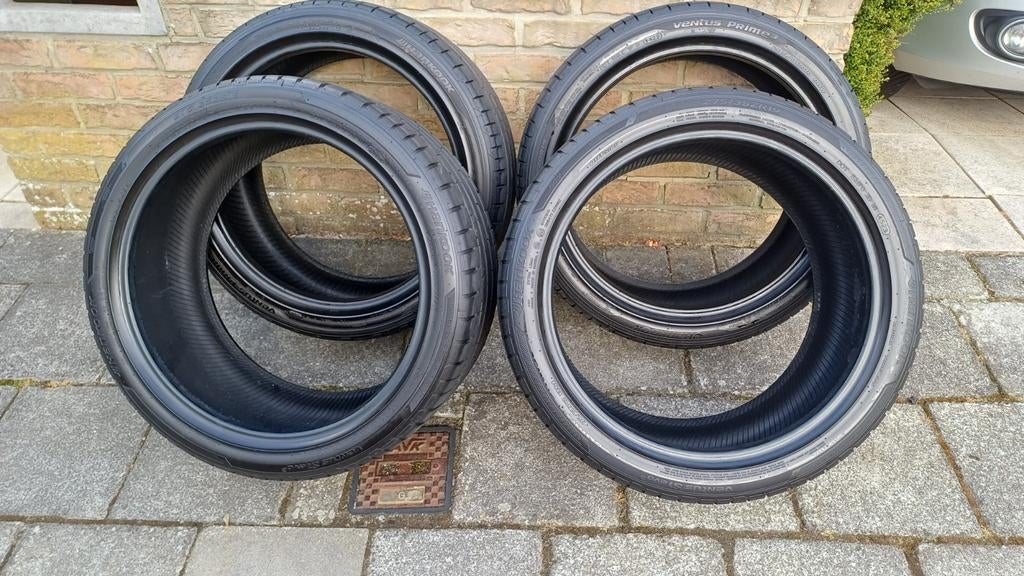 Set 4 pneus Hankook 19" (245/40 & 275/35) – État récent, Enlèvement, Pneus été, Pneu(s)