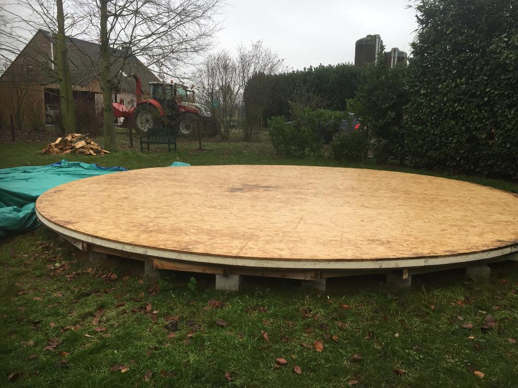 yurt onderstel, Doe-het-zelf en Bouw, Ophalen, Gebruikt, Overige typen, Overige houtsoorten