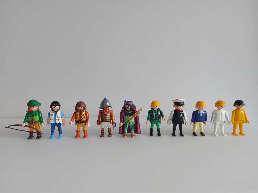 10 figuren playmobil (mannen), Ophalen of Verzenden, Zo goed als nieuw, Los Playmobil
