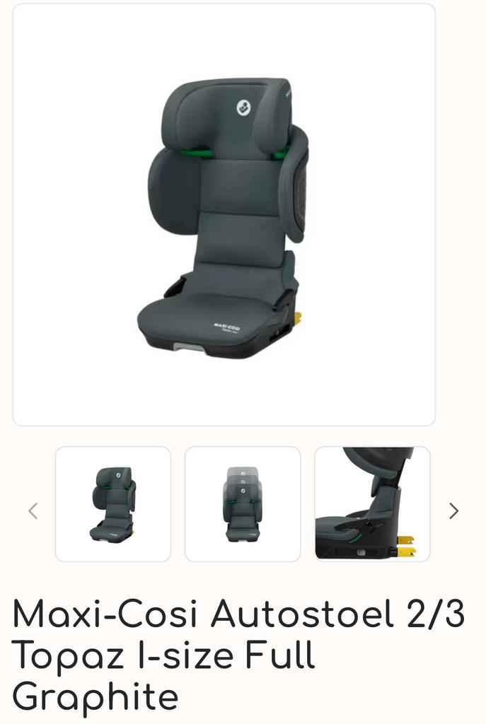 Nieuwe autostoel maxi-cosi, Kinderen en Baby's, Autostoeltjes, Ophalen, Zo goed als nieuw, Maxi-Cosi