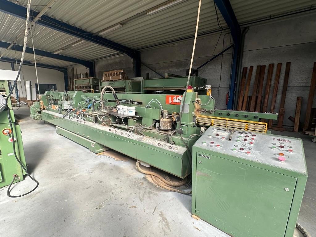 Afkant machine + pres, Ophalen