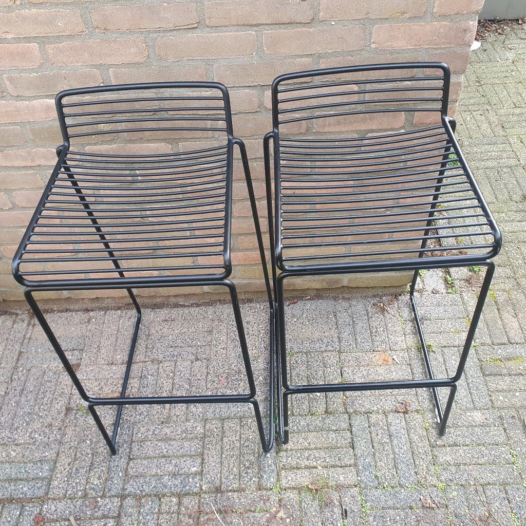 ***3x HAY HEE design barkrukken- 75cm (zwart)***, Huis en Inrichting, Ophalen, Gebruikt, Met voetsteun, 60 tot 90 cm