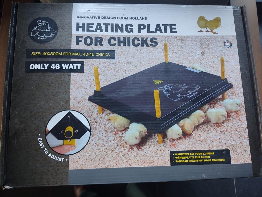Te koop Comfort warmteplaat voor kuikens, Dieren en Toebehoren, Pluimvee | Toebehoren, Ophalen, Zo goed als nieuw, Overige typen
