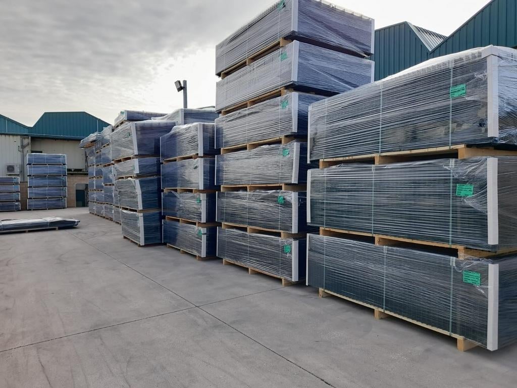 4/4 mm eco starre paneelomheining hoogte 1,73 m, Tuin en Terras, Tuinhekken en Hekwerk, Nieuw, Ophalen of Verzenden