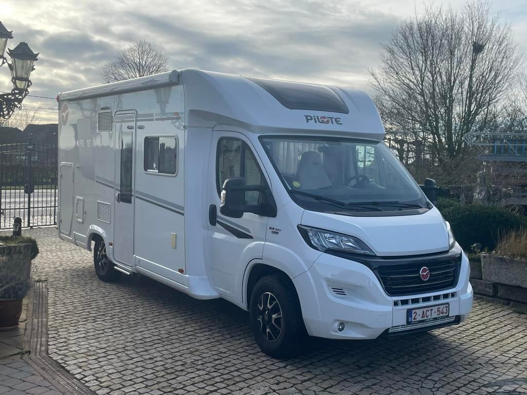 Mobilhome Pilote 2021, Caravans en Kamperen, Mobilhomes, Automaat, Ringverwarming, Fiat, Pilote