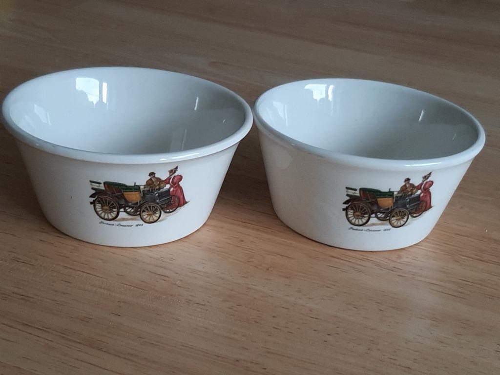 2 timbales Boch La Louvière, Enlèvement ou Envoi