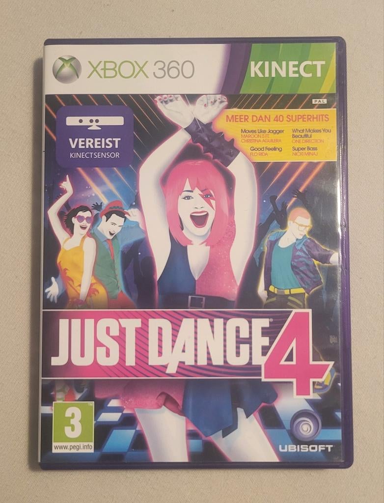 Just Dance 4 (Kinect), Xbox 360, Enlèvement, Comme neuf, Musique