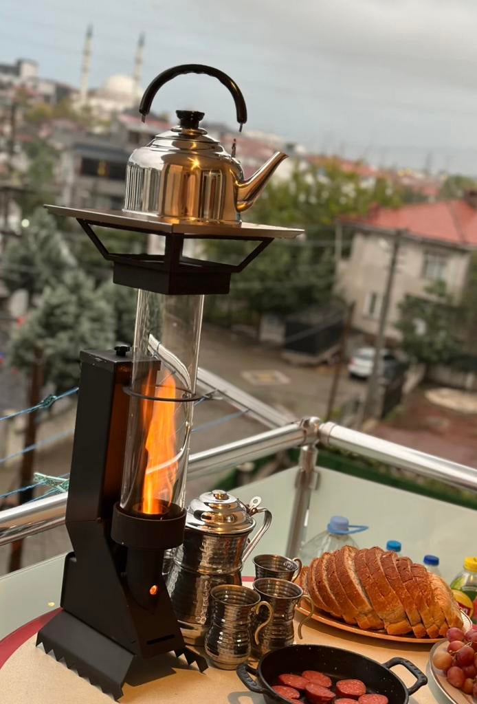 PelletKachel - Veranda Heater - Terrasverwarmer, Ophalen of Verzenden, Zo goed als nieuw