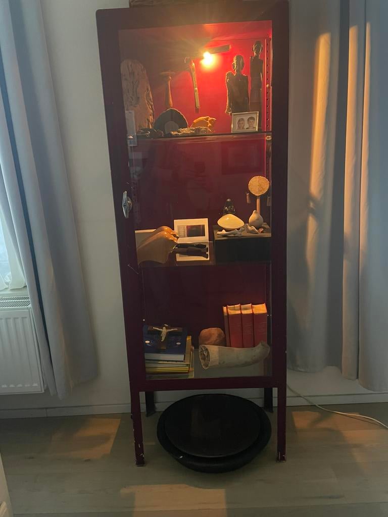 Medicijnkast, Huis en Inrichting, Kasten | Vitrinekasten, Ophalen, Gebruikt, Metaal, Met deur(en)