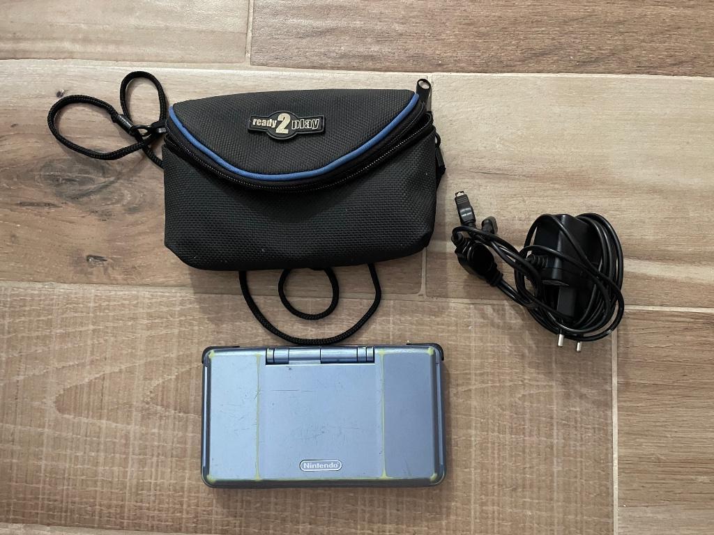 Nintendo DS, Games en Spelcomputers, Spelcomputers | Nintendo DS, Gebruikt, Blauw, DS Original of Phat, Ophalen of Verzenden