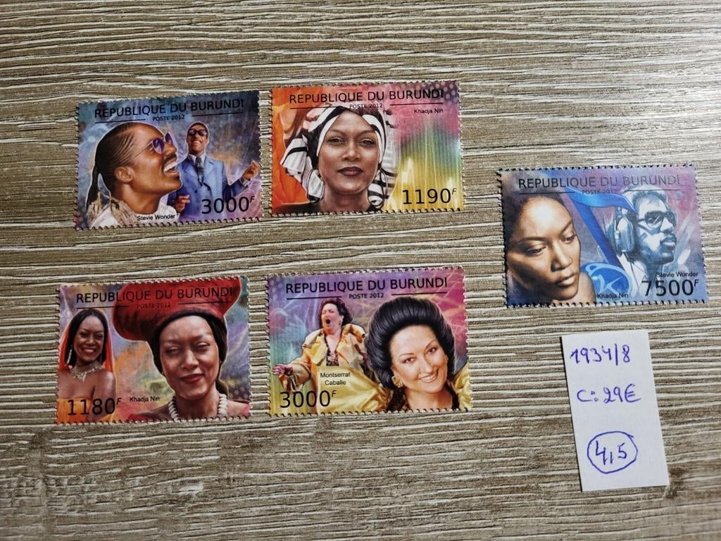 Burundi, Ophalen of Verzenden, Postfris, Postfris