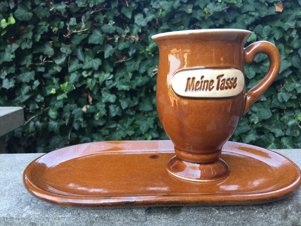 Tas met serveerschotel vintage, Ophalen of Verzenden