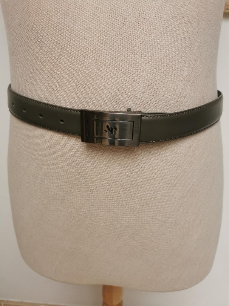 Belle ceinture homme en cuir marron gris, Enlèvement ou Envoi, Comme neuf