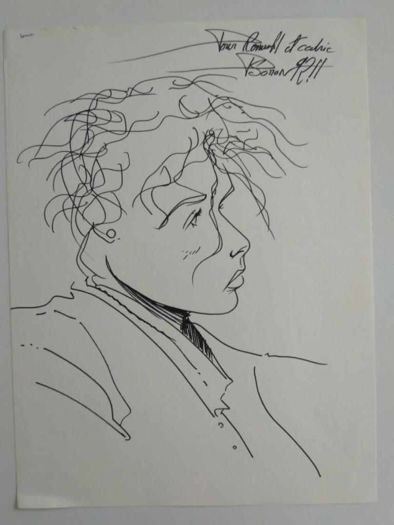 BD Planche dessin original de Somon P TTB 1992, Boeken, Stripverhalen, Gelezen, Eén stripboek, Ophalen of Verzenden