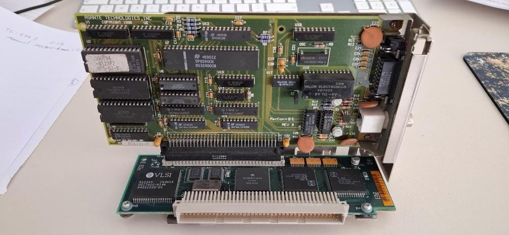 Apple MacCon+ IIE vintage Asanté netwerkkaart, Computers en Software, Apple Desktops, Gebruikt, Overige modellen, Ophalen of Verzenden