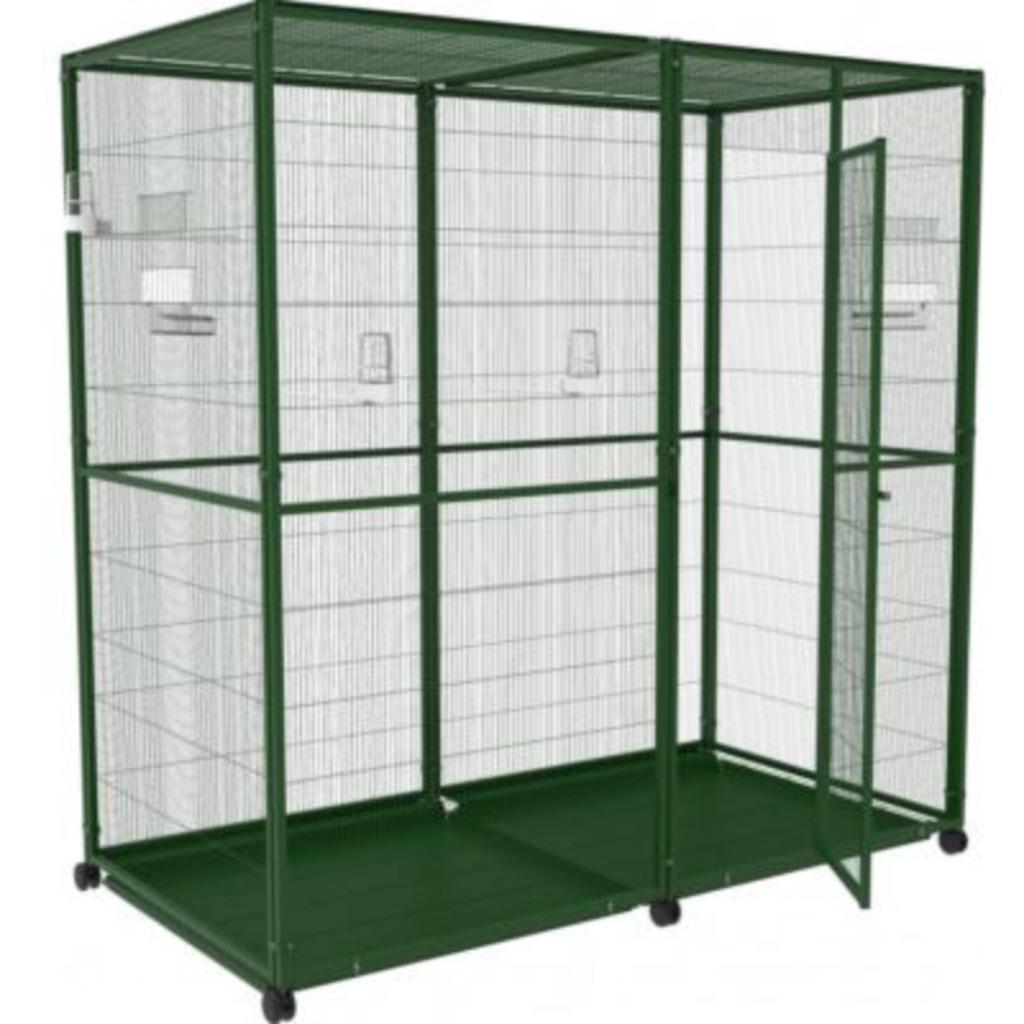 Volière jardin 2x1x2 m mobile maille cage oiseau intérieur, Animaux & Accessoires, Oiseaux | Cages & Volières, Envoi, Neuf, Métal