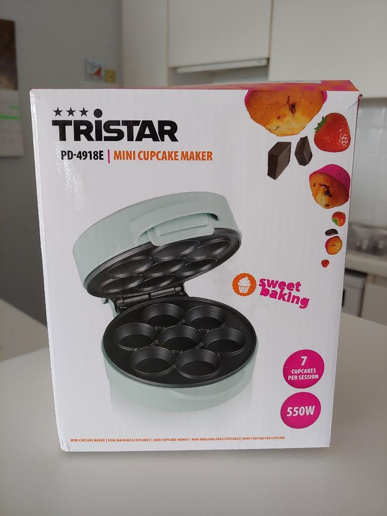 Cupcakemaker lichtgroen Tristar, nieuw, nog in verpakking, Elektronische apparatuur, Ophalen of Verzenden, Nieuw