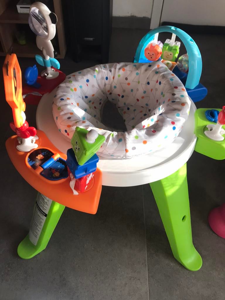 Fisher Price 3-in-1 draai en sorteer speeltafel, Kinderen en Baby's, Ophalen, Zo goed als nieuw, Babygym, Met geluid