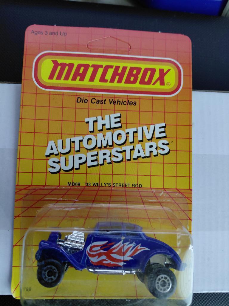 Matchbox 69f Willys Street Rod Blister, Ophalen of Verzenden, Zo goed als nieuw, Auto