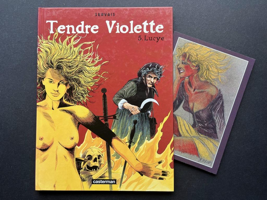 Tendre Violette T5 -Lucye + XL -Servais - EO2003 - Casterman, Envoi
