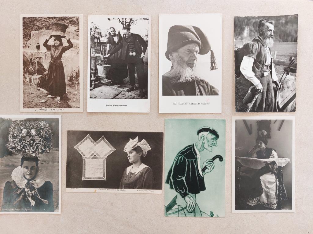 lot postkaarten : klederdrachten, Verzenden