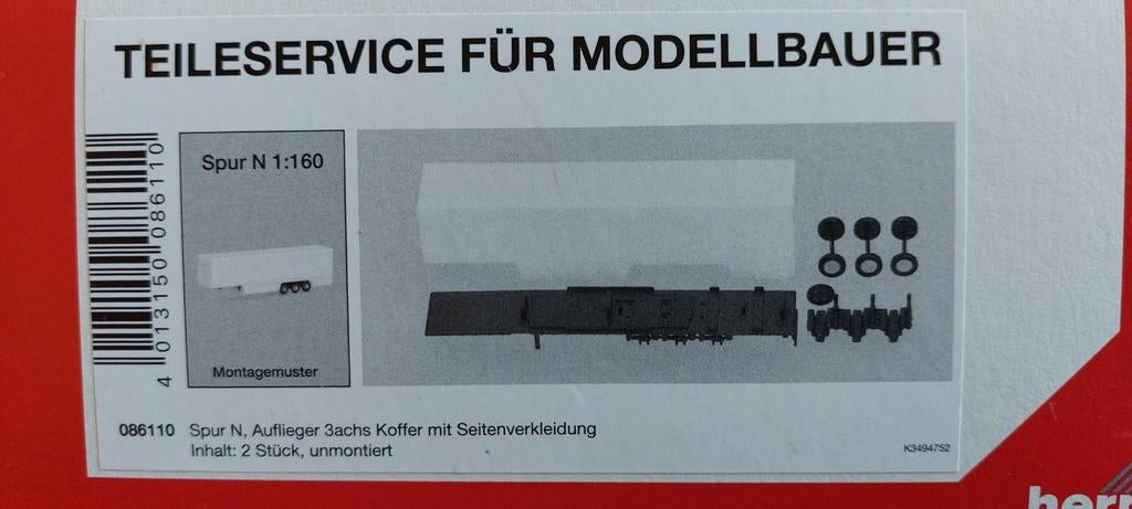 NLK 0829 TREKKERS EN TRAILERS 1/160, Ophalen of Verzenden, Nieuw, Overige typen, Overige merken