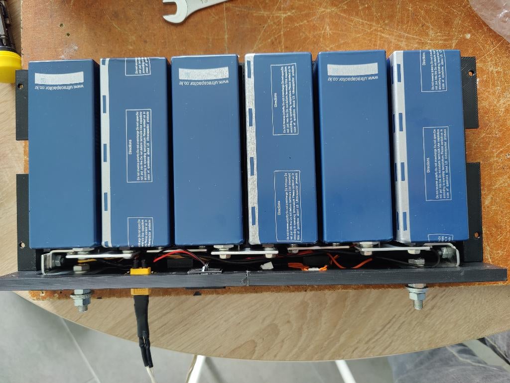 supercondensator 500 Farad, Ophalen, Gebruikt