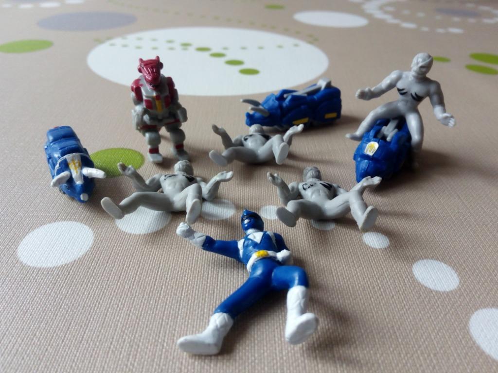 Miniatuur action figuren - Power Rangers, Ophalen