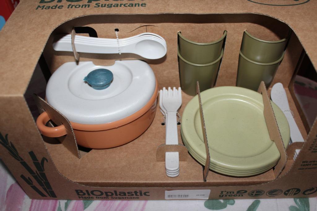 ensemble dinette Bioplastic neuf, Enfants & Bébés, Jouets | Jouer aux cuisines, Enlèvement ou Envoi, Neuf, Accessoires de cuisine de jeu