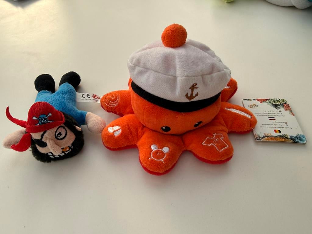 Zee knuffels piraat, Ophalen of Verzenden, Zo goed als nieuw