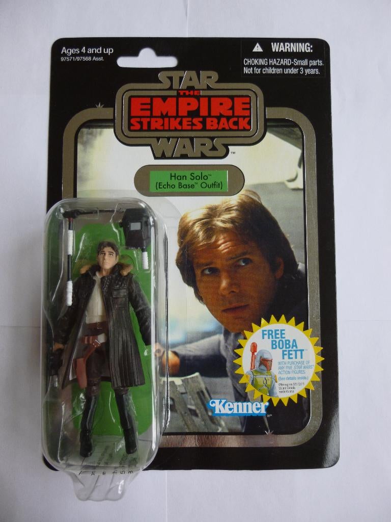 STARWARS VINTAGE COLLECTION TESB VC03 FOIL"HAN SOLO"UIT 2010, Verzamelen, Ophalen of Verzenden, Zo goed als nieuw, Actiefiguurtje