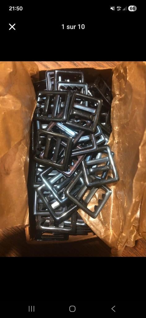 Superbe lot de mercerie vintage attaches corset lingeries, Antiquités & Art, Enlèvement ou Envoi