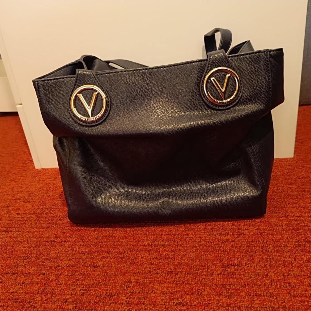 valentino handtass, Handtassen en Accessoires, Ophalen of Verzenden, Zo goed als nieuw, Zwart, Handtas