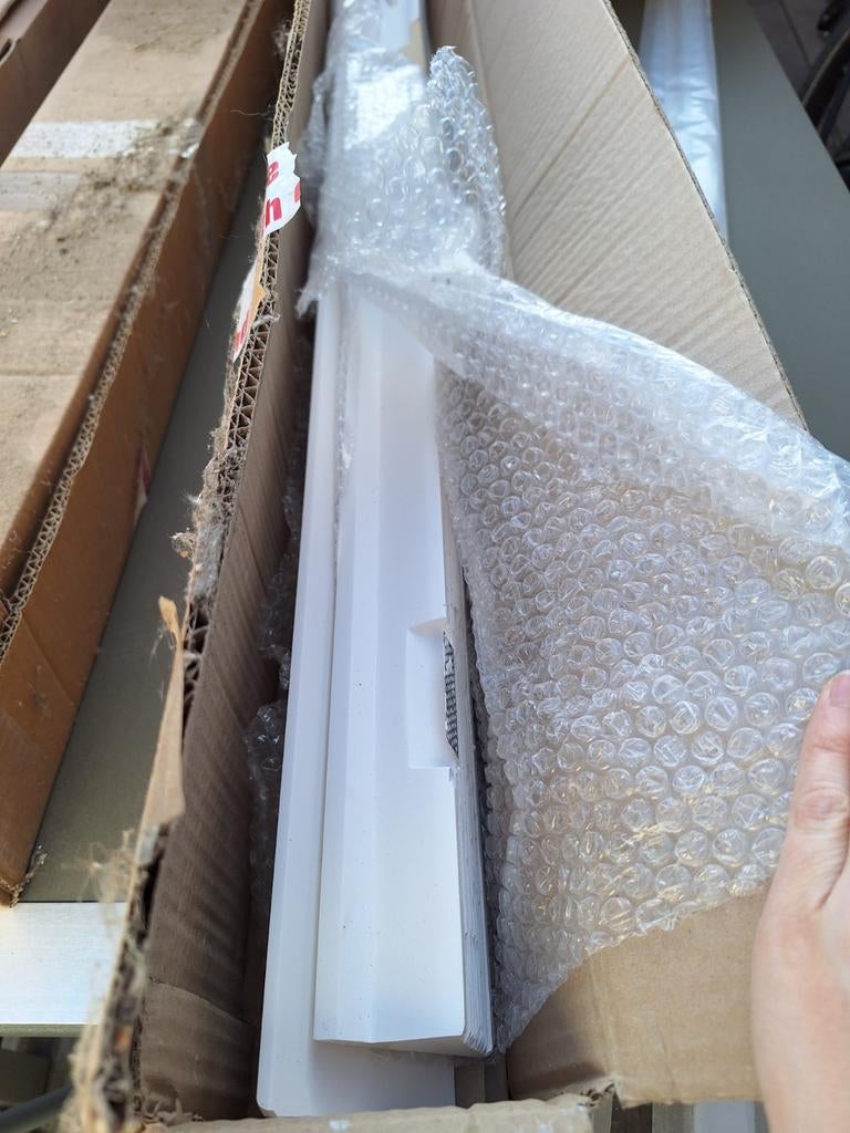 Micro-cornice wig – Voor indirecte verlichting – L. 1,5m, Ophalen