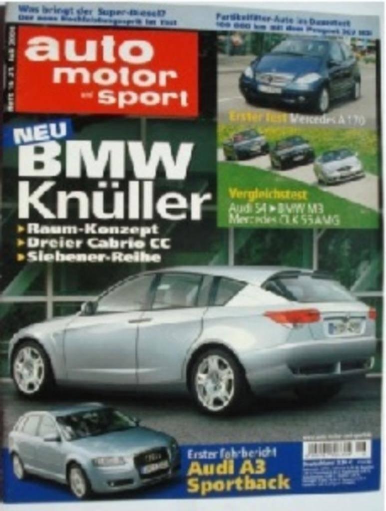 Auto Motor und Sport 16-2004 Audi S4/BMW M3/Mercedes-Benz CL, Livres, Envoi, Comme neuf, Général