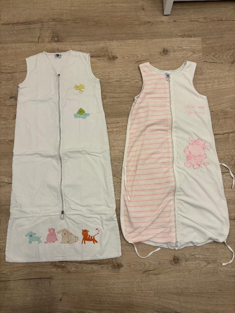 Slaapzakken maat 90 en 104, Kinderen en Baby's, Ophalen of Verzenden, Zo goed als nieuw, Slaapzak