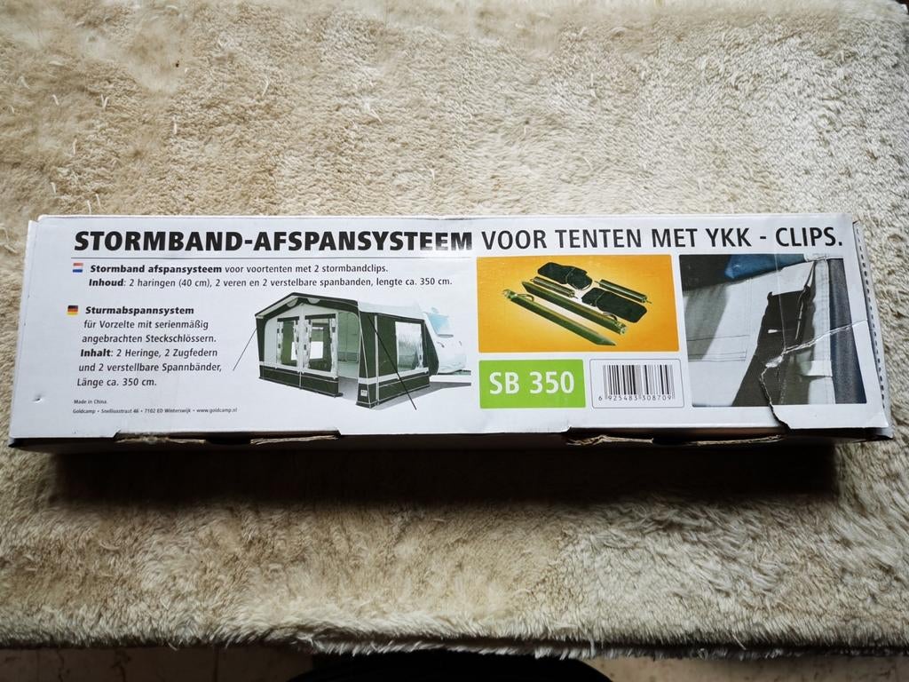 Stormbanden voor voortent met Ykk clips nieuw, Caravans en Kamperen, Caravanaccessoires, Ophalen of Verzenden