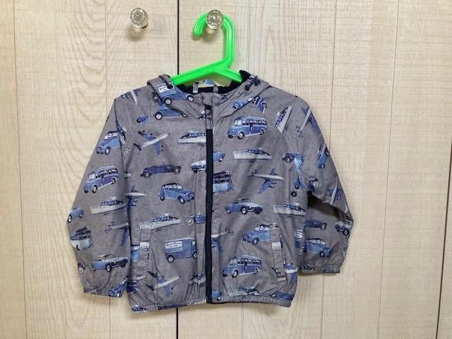 Veste de pluie grise avec doublure polaire Next 98 cm, Garçon ou Fille, Enlèvement ou Envoi, Comme neuf, Next