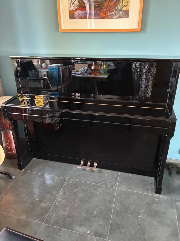 C116 Schimmel piano zwart hoogglans uitstekend onderhouden, Musique & Instruments, Pianos, Brillant, Comme neuf, Enlèvement, Piano