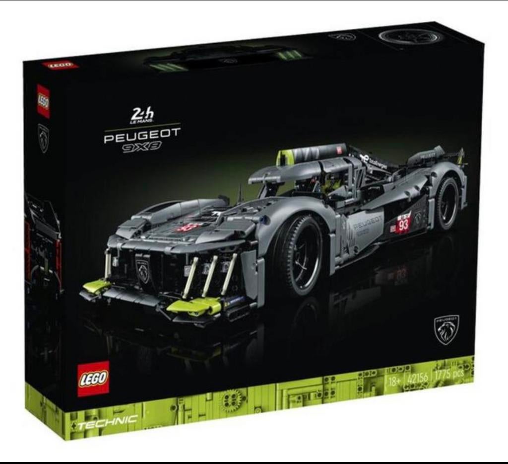 LEGO Technic 42156 PEUGEOT 9X8 24H Le Mans, Ophalen, Zo goed als nieuw, Lego