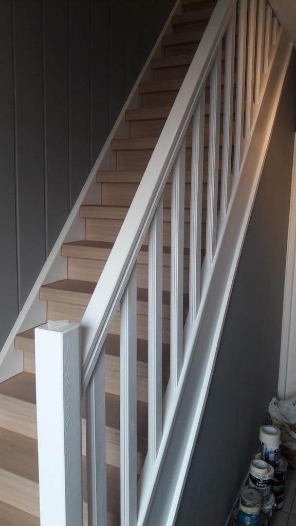 Habillage / restauration escalier avec ou sans rampe et g-c, Bricolage & Construction, Échelles & Escaliers, Enlèvement, Comme neuf