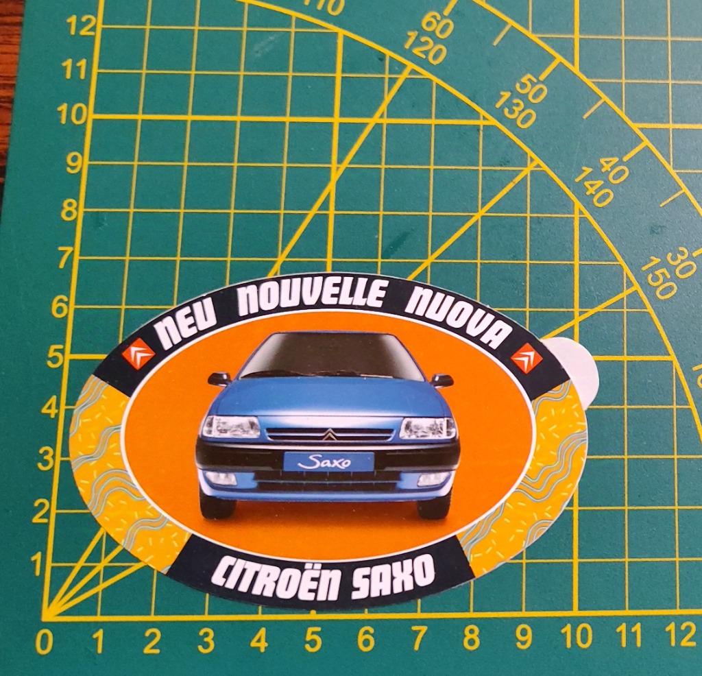 Sticker Citroën Saxo jaren '90, Collections, Autocollants, Enlèvement ou Envoi